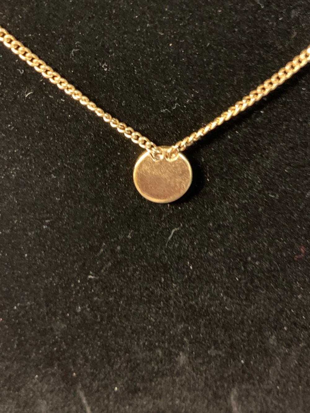 Dior Gold Circular Logo Pendant Necklace - Picture 8 of 8